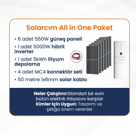 Solarcım All In One Solar Paket